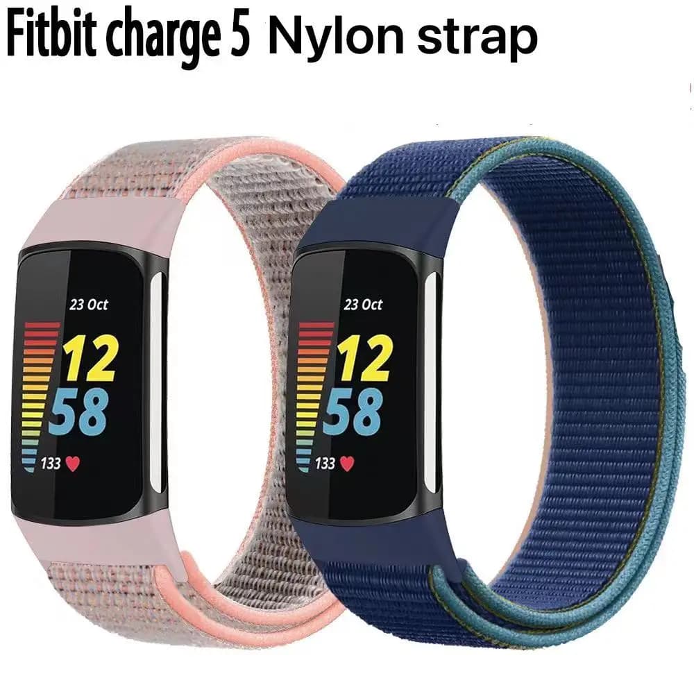 Cinturino sportivo in nylon per Fitbit Charge 5 cinturino leggero e confortevole traspirante Correa per cinturino Fitbit Charge 5