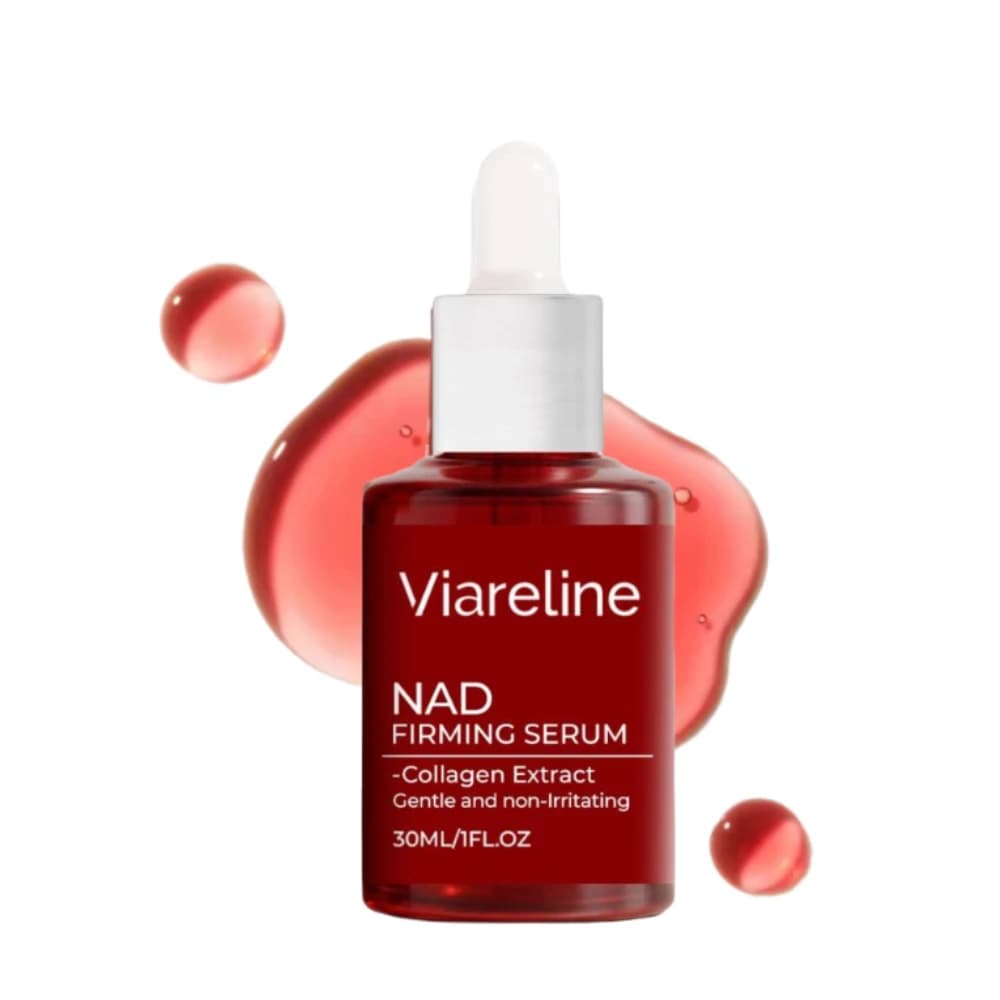 Viareline NAD+ Firming Serum Collagen Peptide Extract Lifting Anti-Aging Plumping Reduce Fine Lines Glowing Facial Essence
