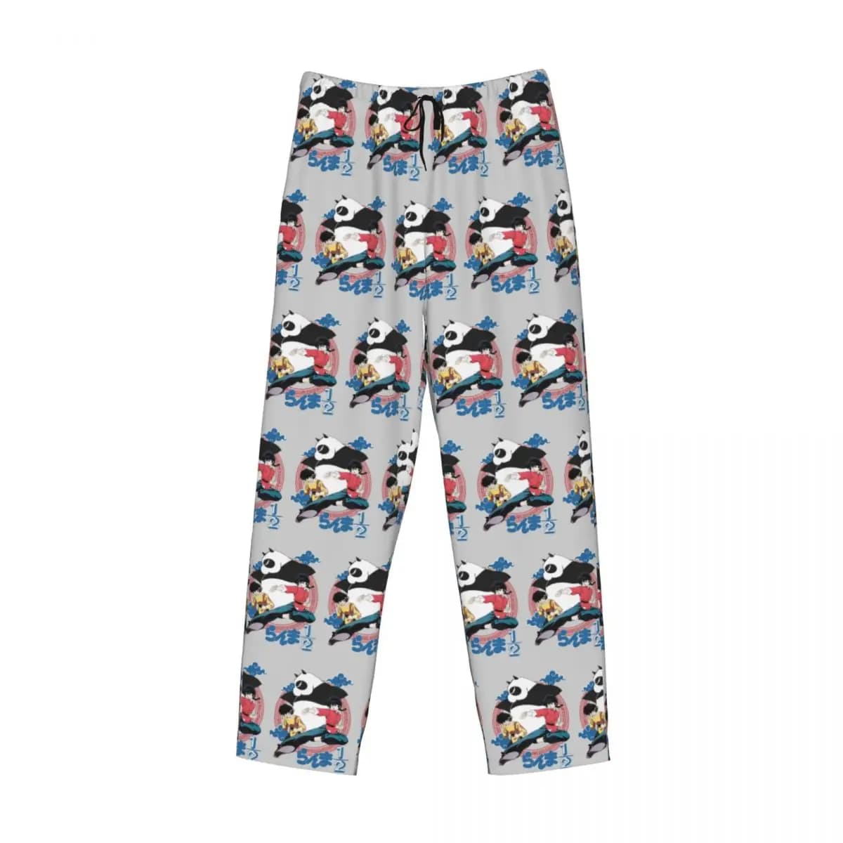Custom Ranma 1/2 Saotome Pig Girls Pigiama Pantaloni Uomo Sleepwear Sleep Lounge Bottoms con tasche