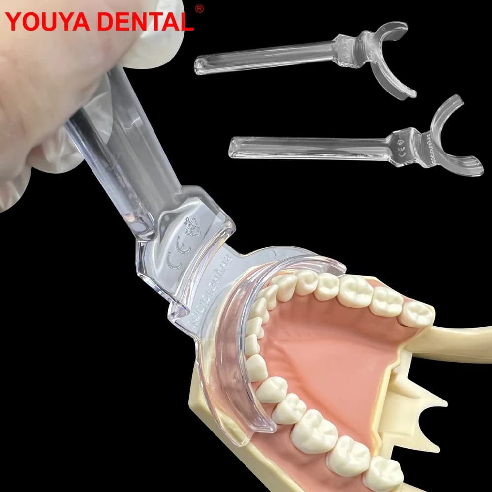 T-forma Bocca Apri Sbiancamento Dei Denti Dentale Labbro Guancia Divaricatore Per La Fotografia Dentista Ortodontico Bocca Spreader Strumento di Espansione