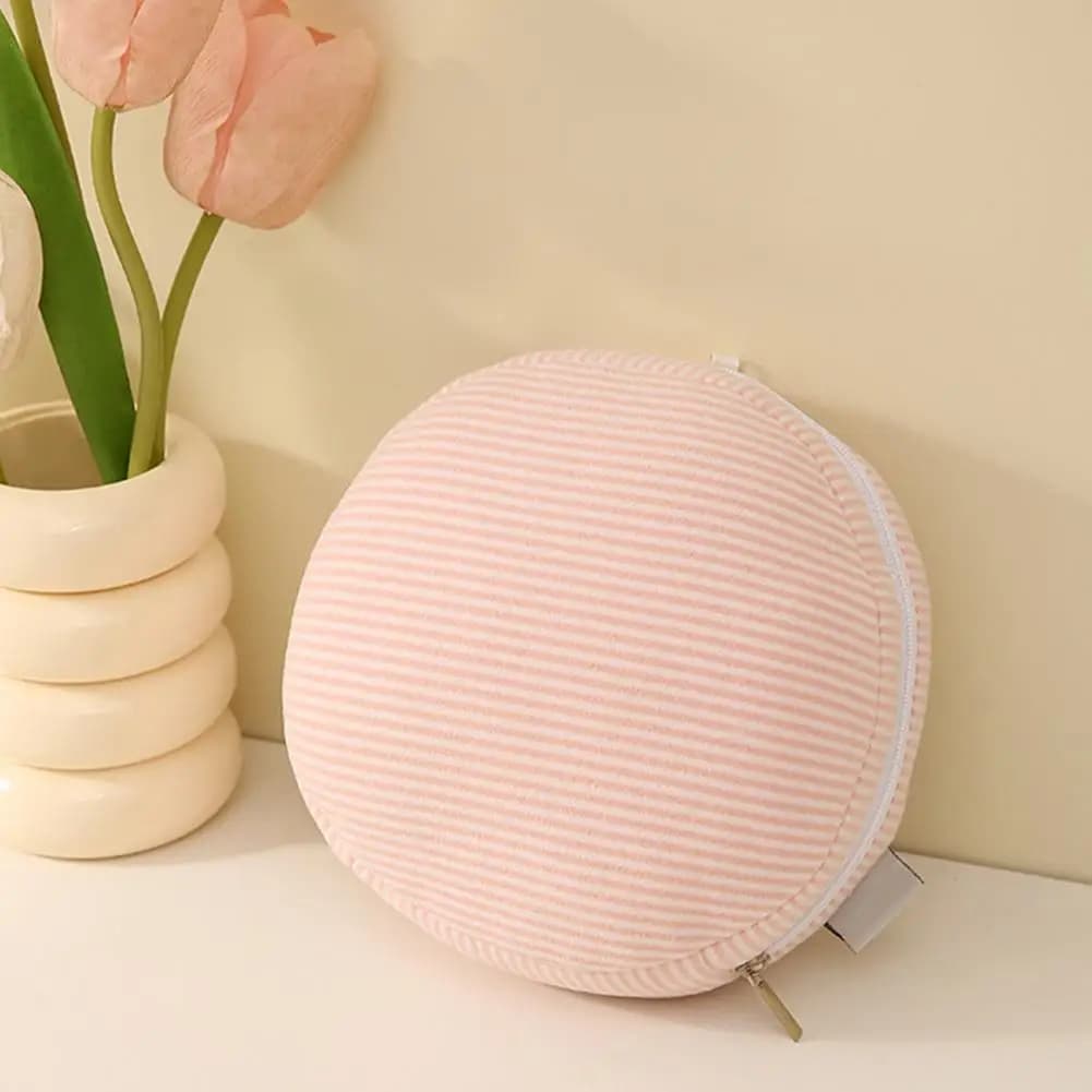 Sleep Pillow for Travel Travel 2-in-1 Neck Pillow with Eye Mask Zippered Neck Pain Relief Pillow for Flights Road Trips Compact
