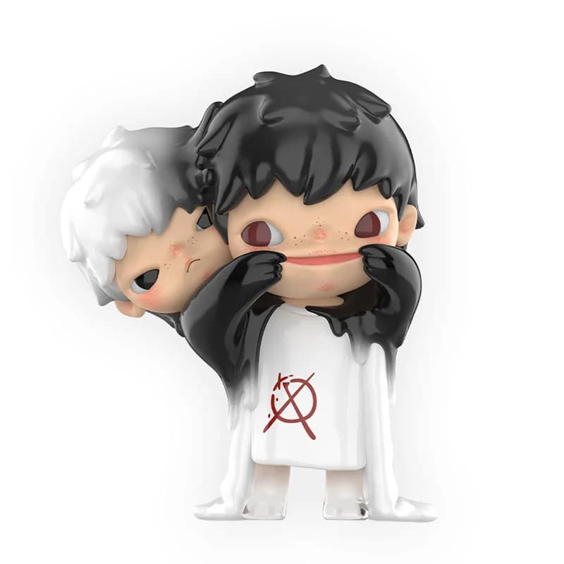 POPMART Hirono Simper 15,5 cm Serie Blind Box Anime Action Figure Guess Bag Ornamento Figurine Bambole Modello