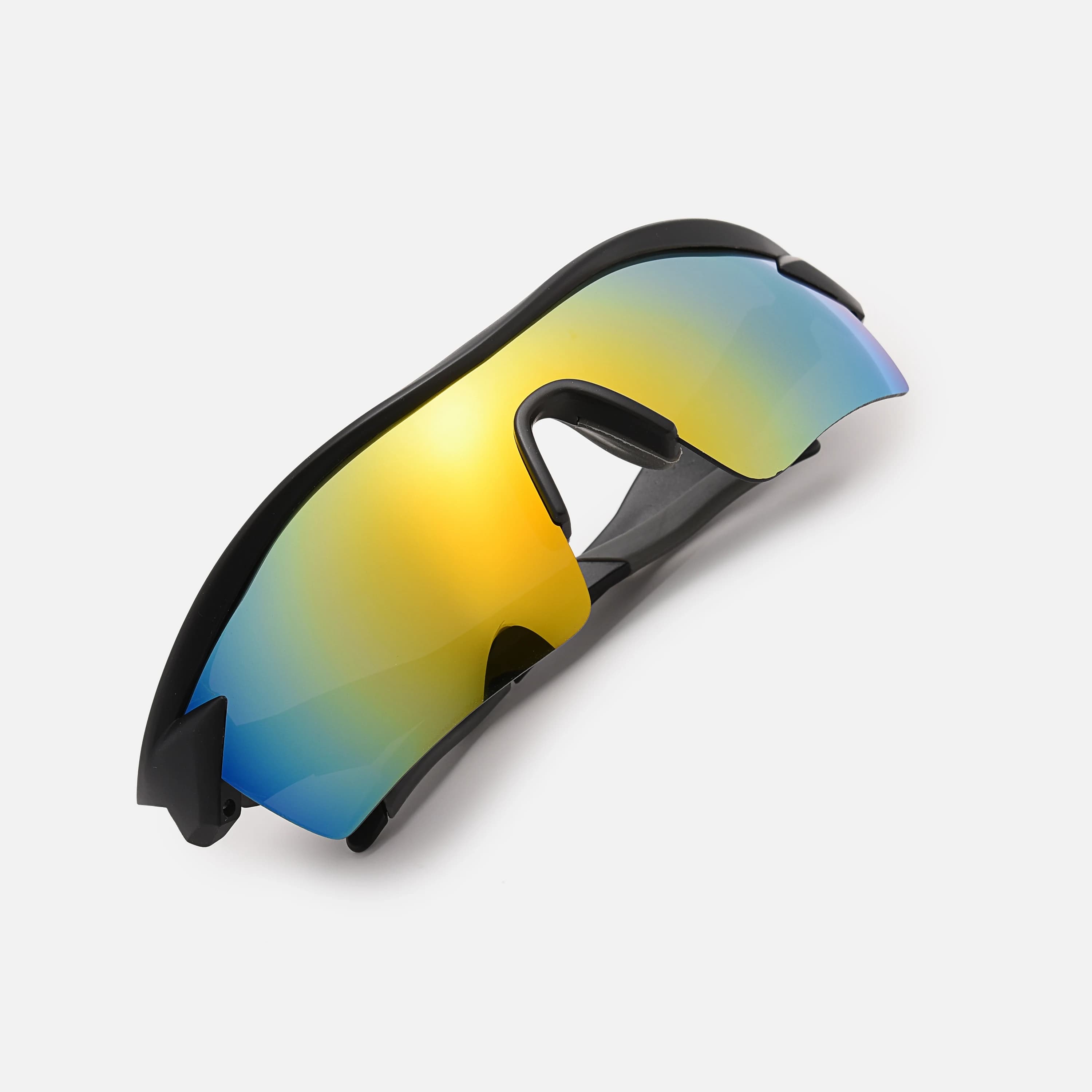 Uomo Donna Sport all'aria aperta Occhiali da sole Bike Wrap Occhiali da ciclismo Occhiali da sole Bicicletta Occhiali antivento Occhiali UV400
