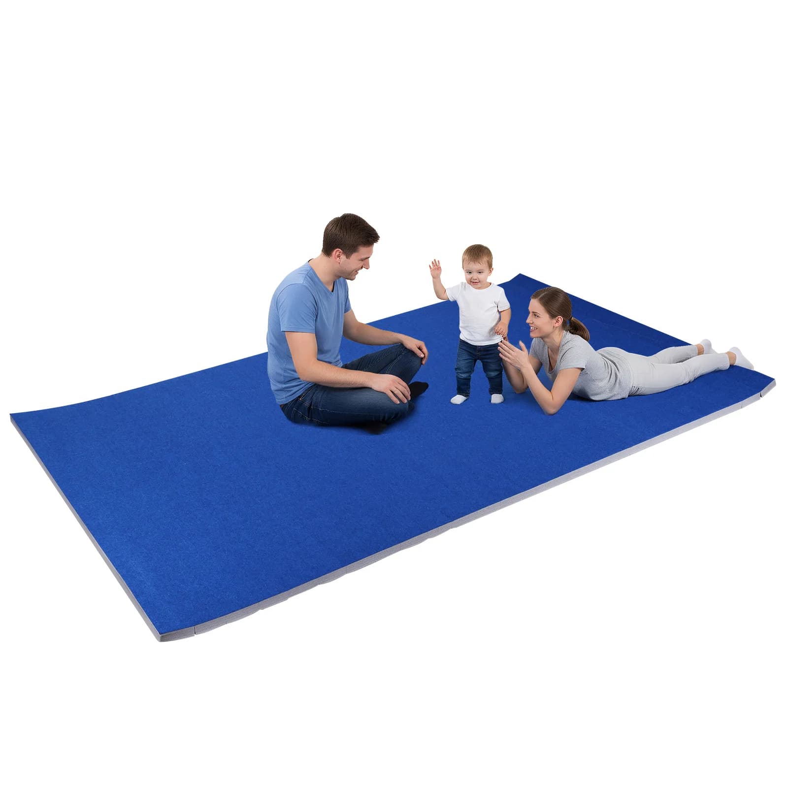 Robust Mat for Wrestling 300x180x4cm, Gymnastics and Acrobatics with Anti-slip surface for Pilates, Fitness, Stretching and Yoga
