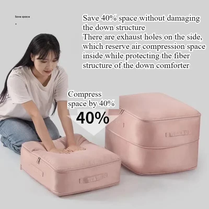 Large capacity down jacket quilt bag clothing compression bag storage bag moisture-proof household moving travel packing bag