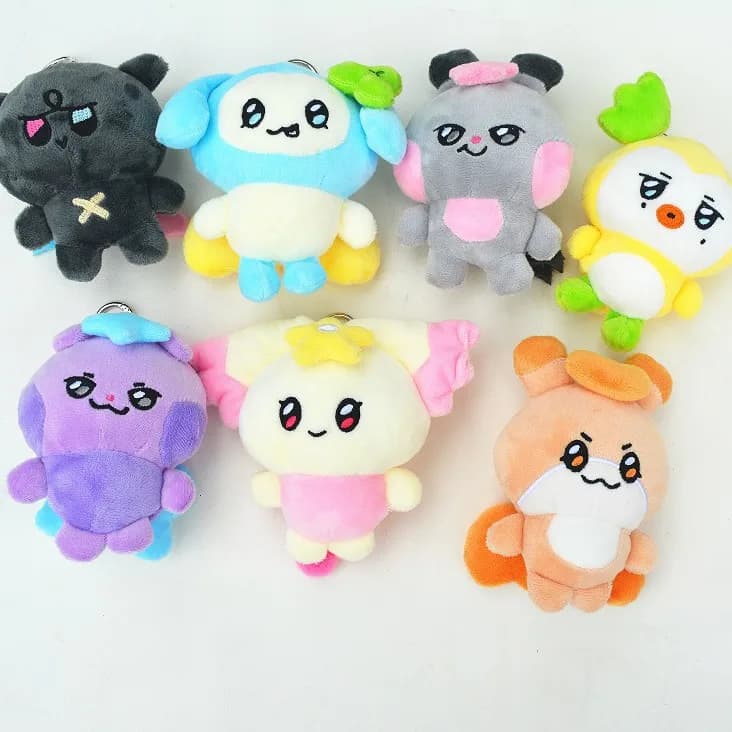 Nuovo Peluche ATEEZ, Portachiavi Aniteez, Animali di Peluche Kawaii, Giocattoli in Peluche, Decorazione per Camera in Stile Coreano, Regali per Fan