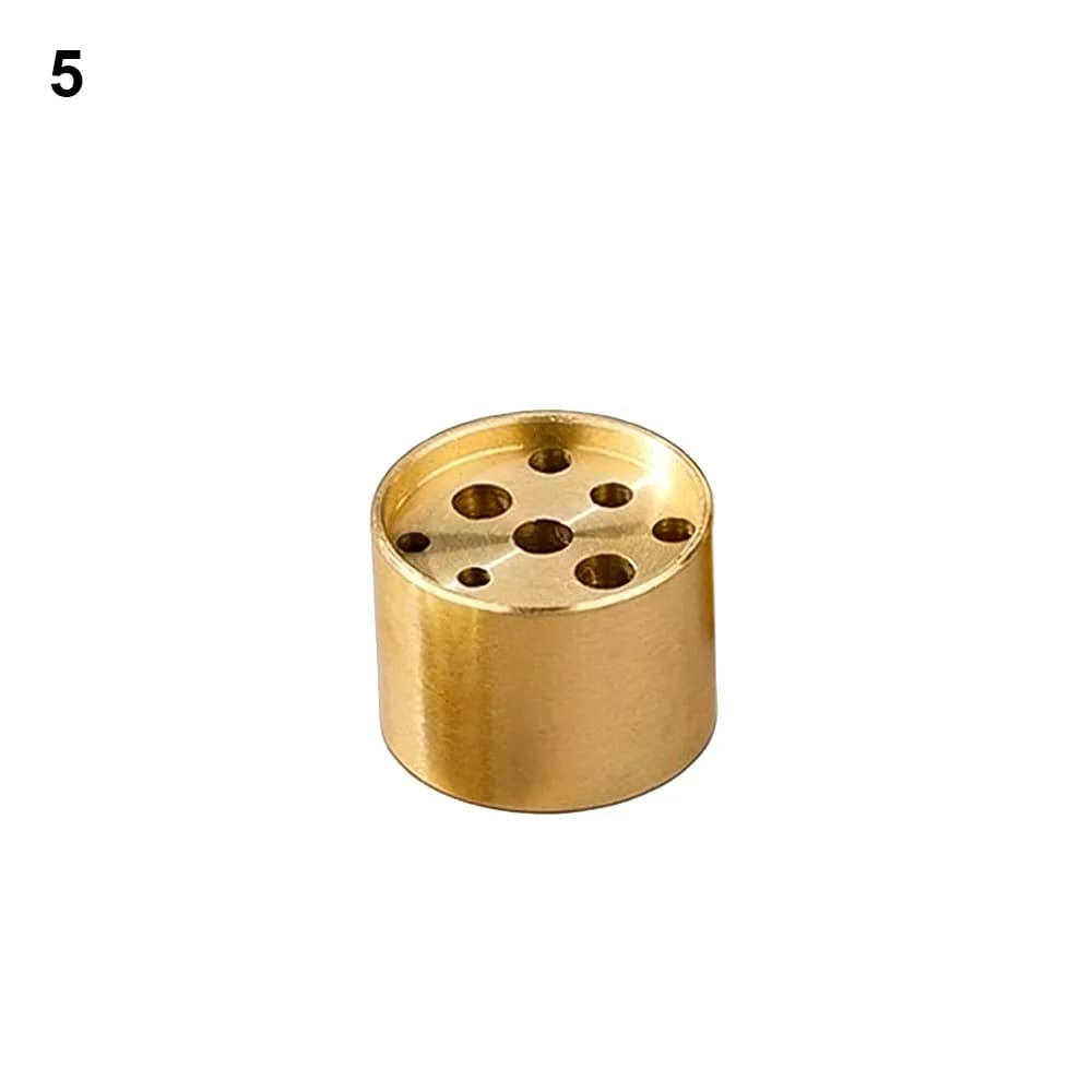 Supporto per incenso a 9 fori, bruciatore con raccoglitore di cenere, bruciatore di incenso rotondo, vassoio per incenso per la casa, piatto per bastoncini di incenso