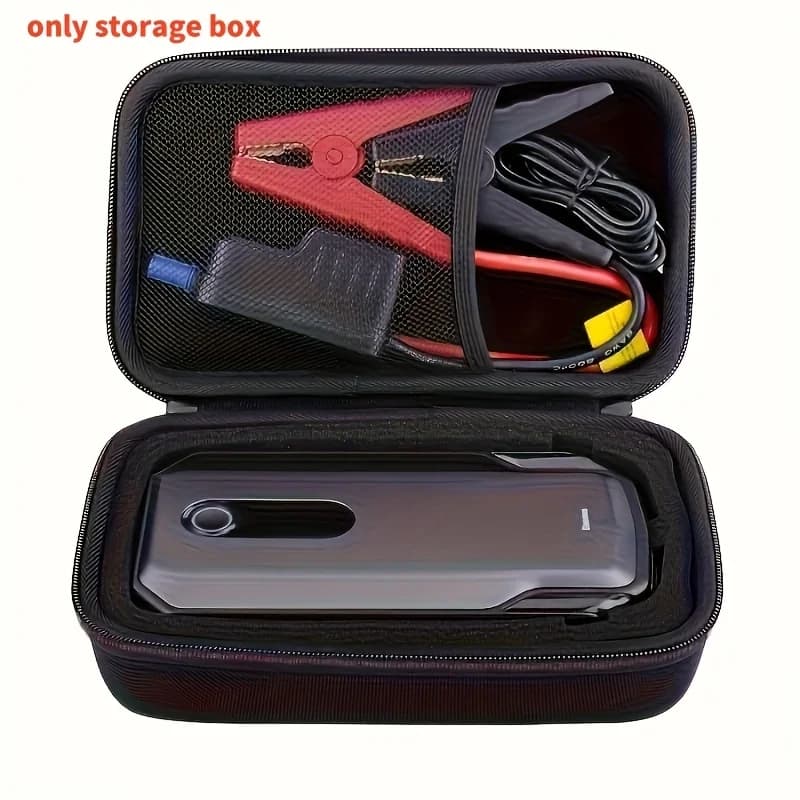 Scatola portaoggetti portatile per avviamento auto in EVA: custodia protettiva antiurto e antigoccia, organizer leggero per accessori auto