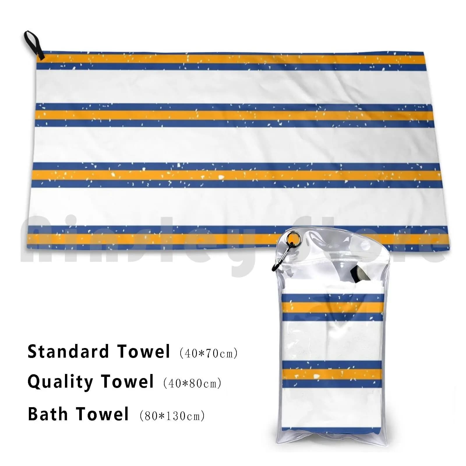 Bianco Giallo Blu Bar Design Asciugamano personalizzato Asciugamano da bagno Calcio Calcio Retro