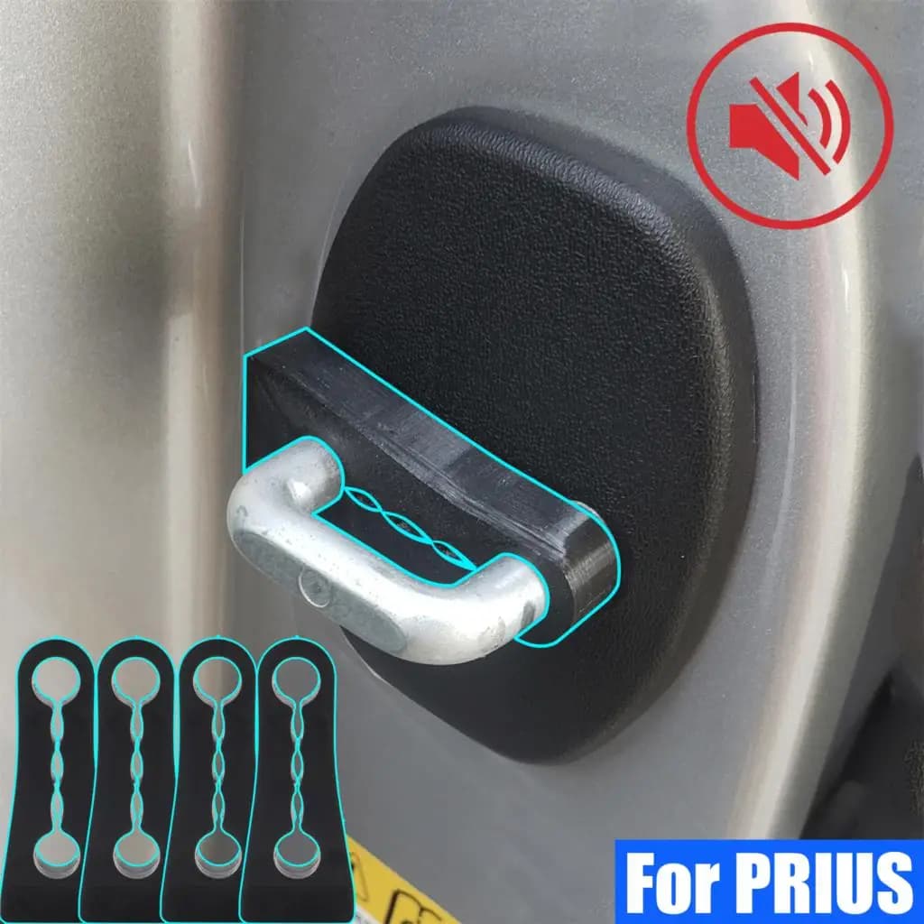 Ammortizzatore del suono tampone della serratura della porta per Toyota Prius 2006-2021 2022 sonaglio STOP insonorizzato guarnizione per non udenti isolamento fonoassorbente