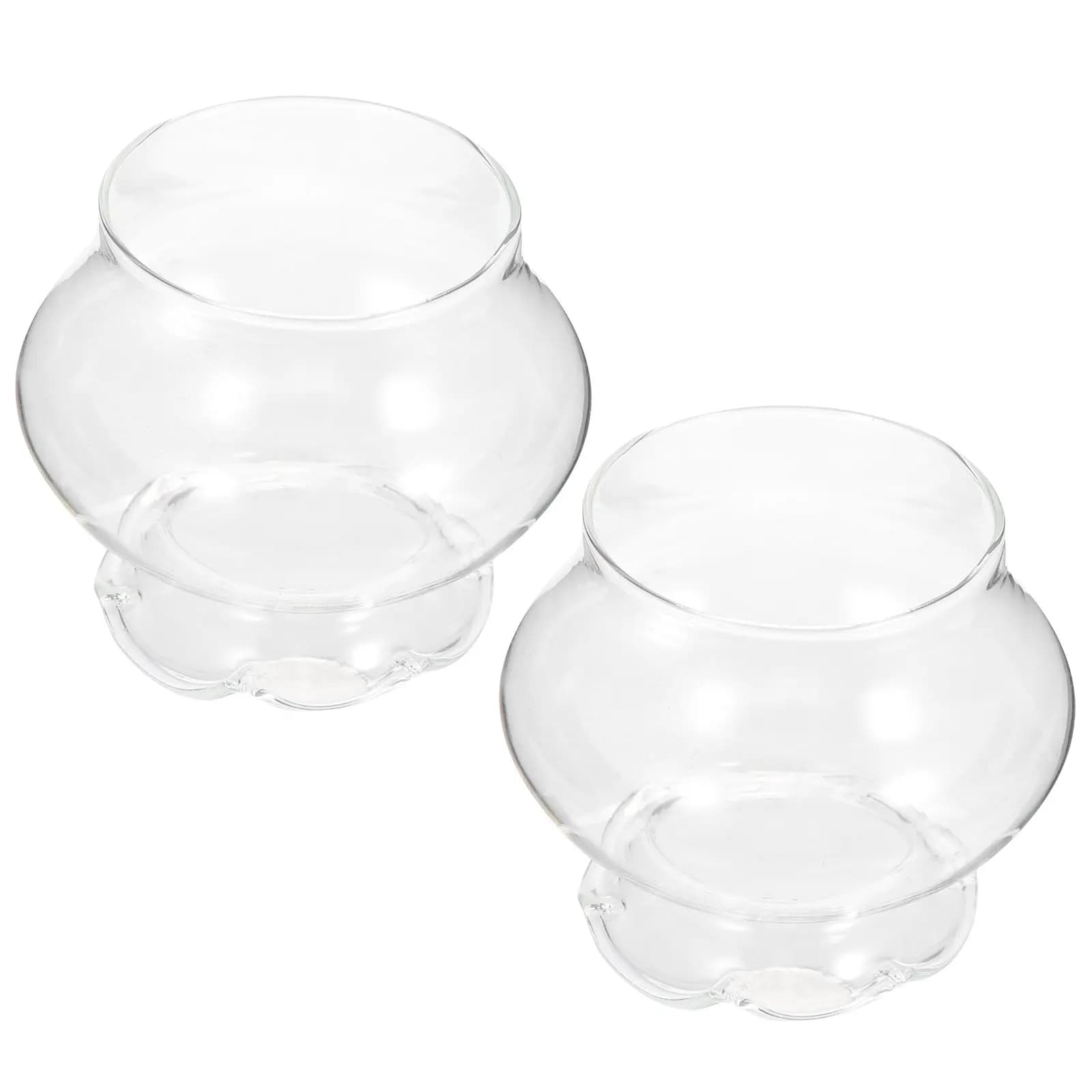 2 Pieces Premium Glass Lighting for Oil Lamp, Decorative Windproof Cover, Diffused Lighting for Hot Atmosphere, Domestic Use and Temple