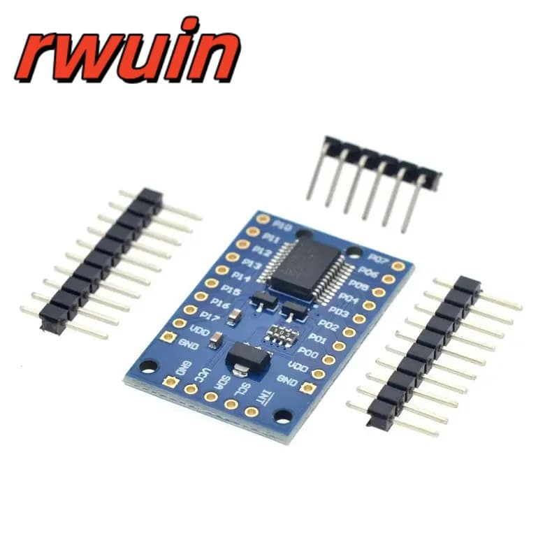 Scheda di espansione porta IO di espansione modulo PCF8575 DC 2.5-5.5V Controllo comunicazione I2C 16 porte IO per Arduino