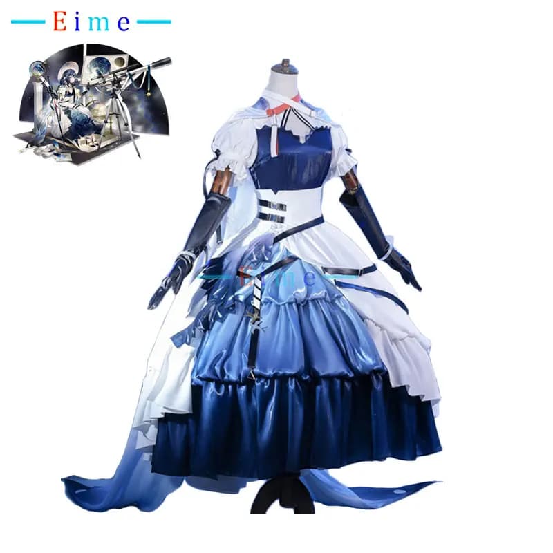 Gioco Arknights Cosplay Astesia Costume Donna Splendido vestito da festa con cappello Mantello Uniformi di carnevale di Halloween Realizzato su misura