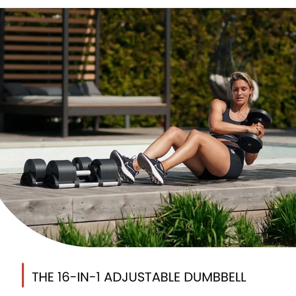 Manubri Regolabili da 2,3 a 36 kg per Allenamento a Casa, Panca e Fitness
