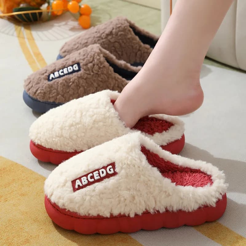 Evshine Pantofole invernali in cotone caldo Pantofole da camera da letto per soggiorno Pantofole casual da donna per comfort alla moda