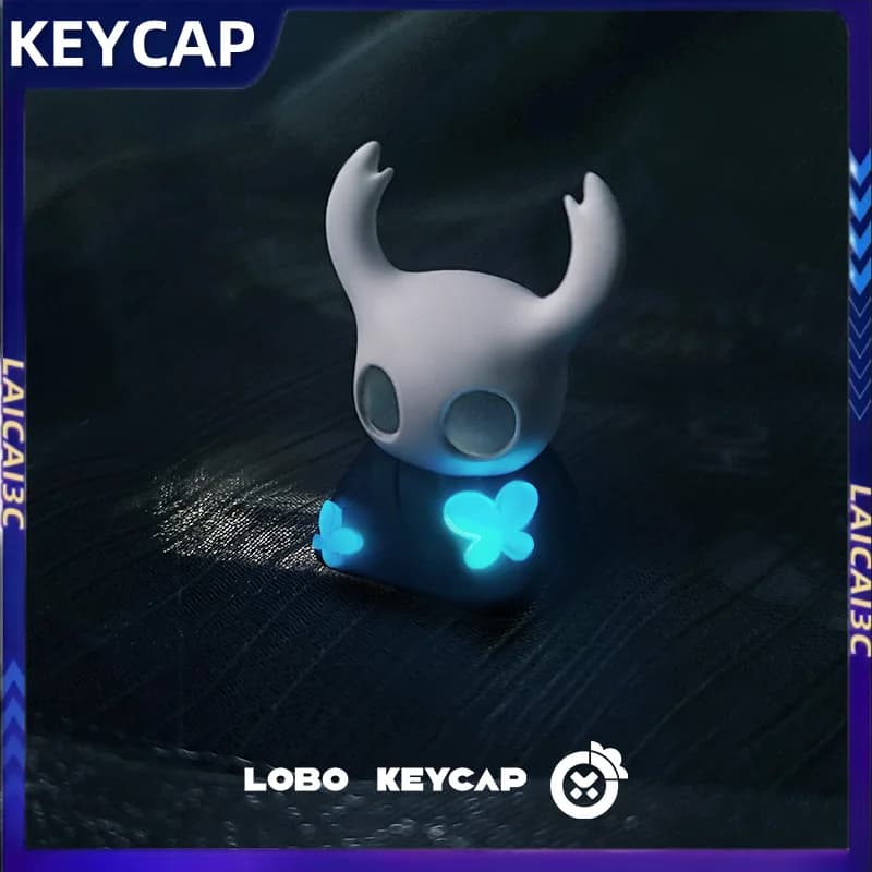 Copritasti Knight fai-da-te Trasparenza ESC Resina Cherry Profilo Tastiera meccanica Cartoon Anime Regalo da collezione Accessori per giochi per PC