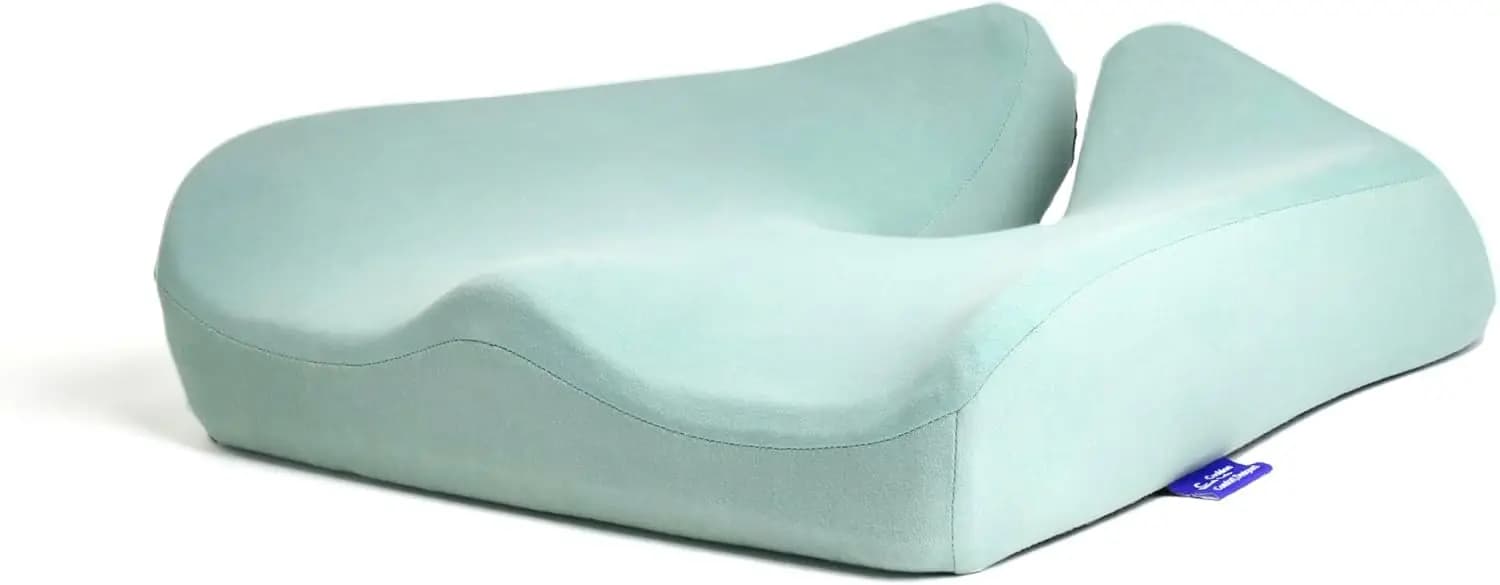 Cuscino Ergonomico per Seduta per Ufficio, Auto e Sedia a Rotelle - Supporto in Memory Foam per Anca, Coccige e Sciatica