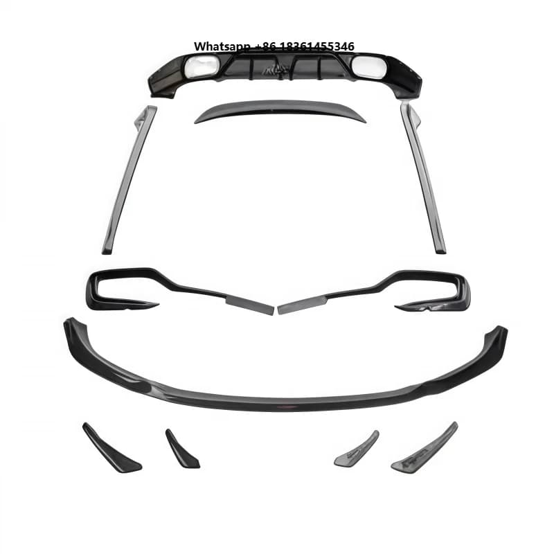 For Front Spoiler Rear Diffuser And Side Skirts Ghib 2014-2 Durable Premium Car Accessories Carbon Fiber Body Kit