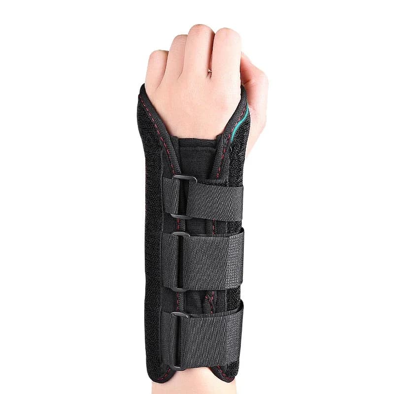 PER Supporto e protezione del polso con bretelle in lega di alluminio per lesioni al polso e correzione delle fratture