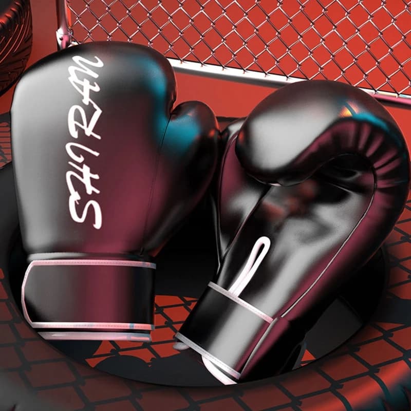 Guantoni da boxe da 8 once 10 once guanti da allenamento guanti da boxe Sparring Welterweight Kickboxing, MMA, guanti da sacco da boxe