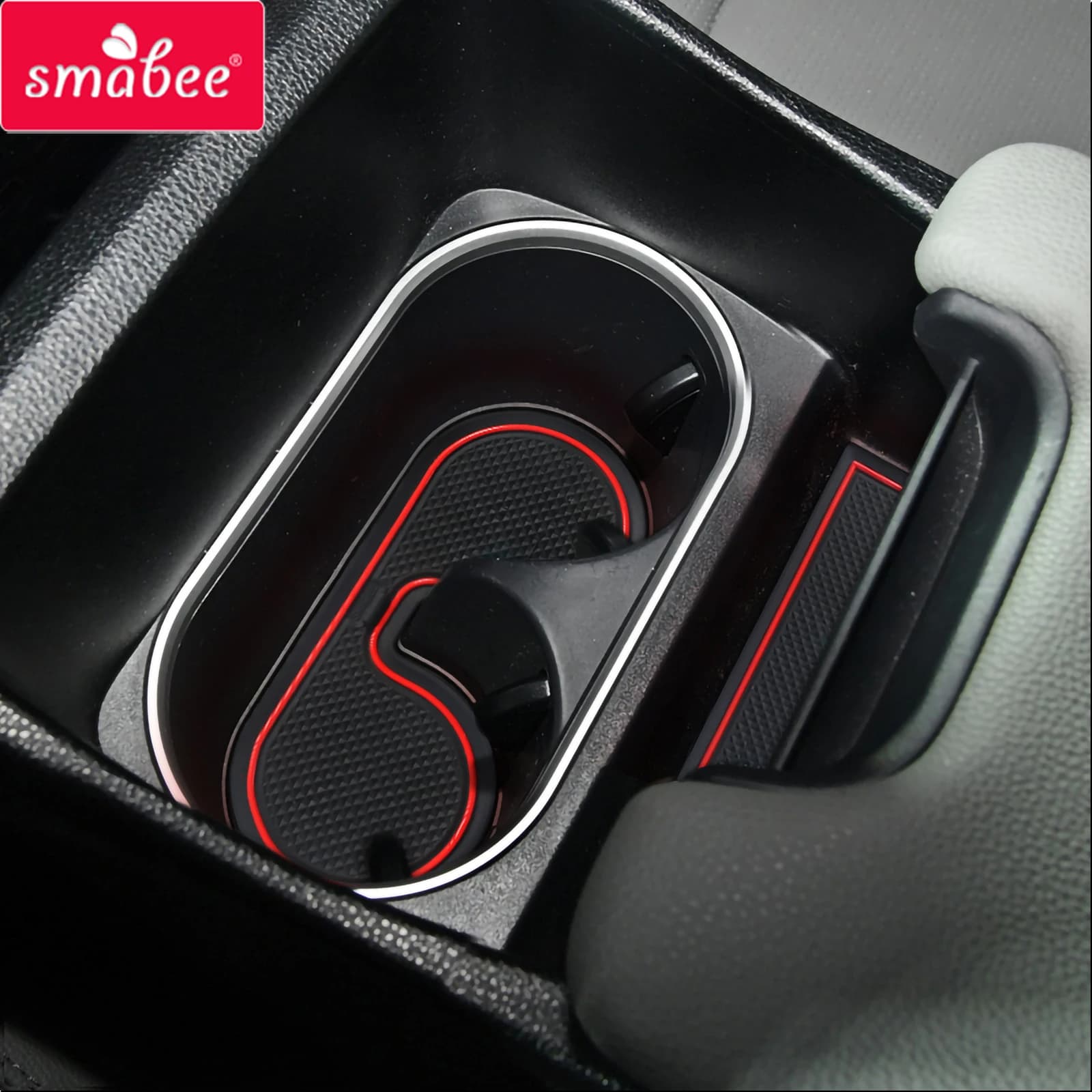 Smabee Cancello Slot Tazza Pad per Toyota Bz4x 2021 2022 2023 per Subaru Solterra Anti-Slip Porta Groove Zerbino Accessori Interni