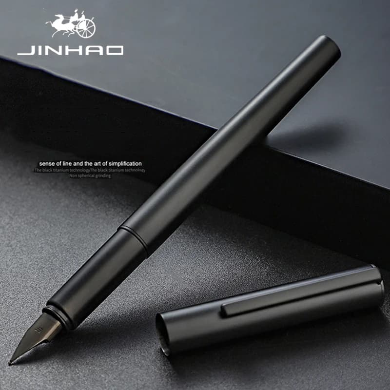 Jinhao 35 Full Metal Fountain Pen Luxury EF/F Nib Stainless Steel Calligraphy Writing Pen Office School Stationery Supplies