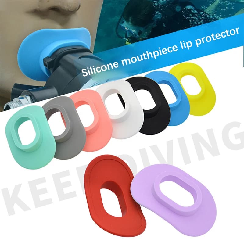 Soft Silicone Snorkel regulator bocchino octopus regulator diving equipment accessories for diving tubes