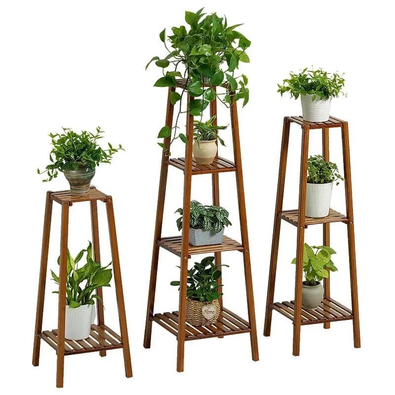Floor-to-ceiling flower rack Balcony Office Living room flower pot rack Succulent plant rack Multi-layer shelf Simple flower
