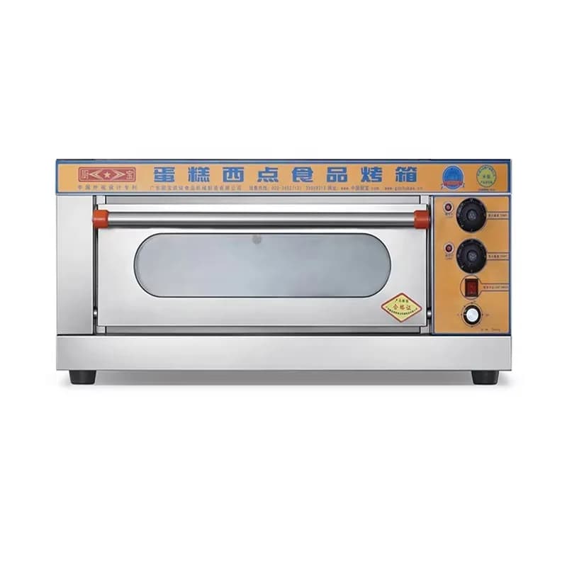 Home Use Bakery Bread Food Baking Machine 1 Deck 1 Tray Electric Pizza Oven with Stone