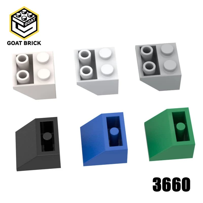 10Pcs MOC Assembles Particles 3660 2x2 For Building Blocks Bulk Model Parts DIY Educational Tech Parts Toys