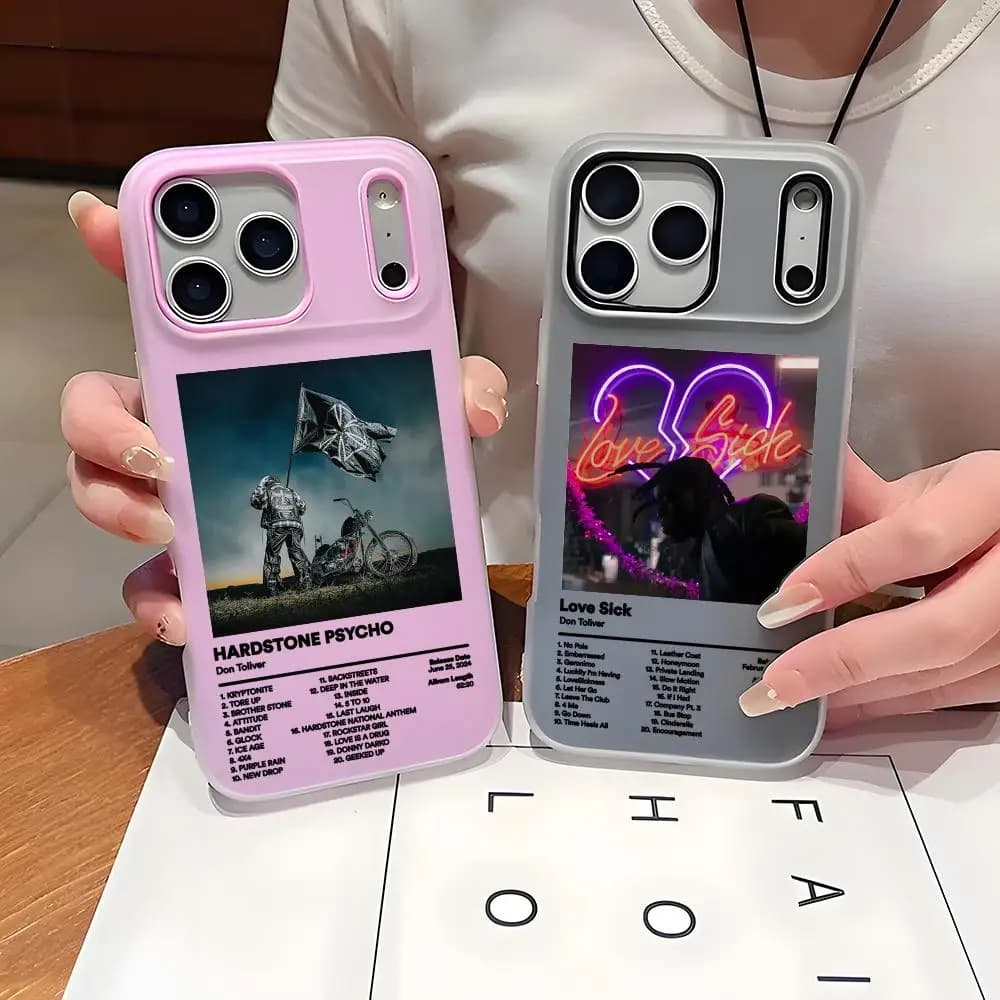 Transparent Protective Case in TPU Jelly Hip Hop D-Don T-Toliver for iPhone 17 16 15 14 13 12 11 Pro Max Plus Mini Sottile