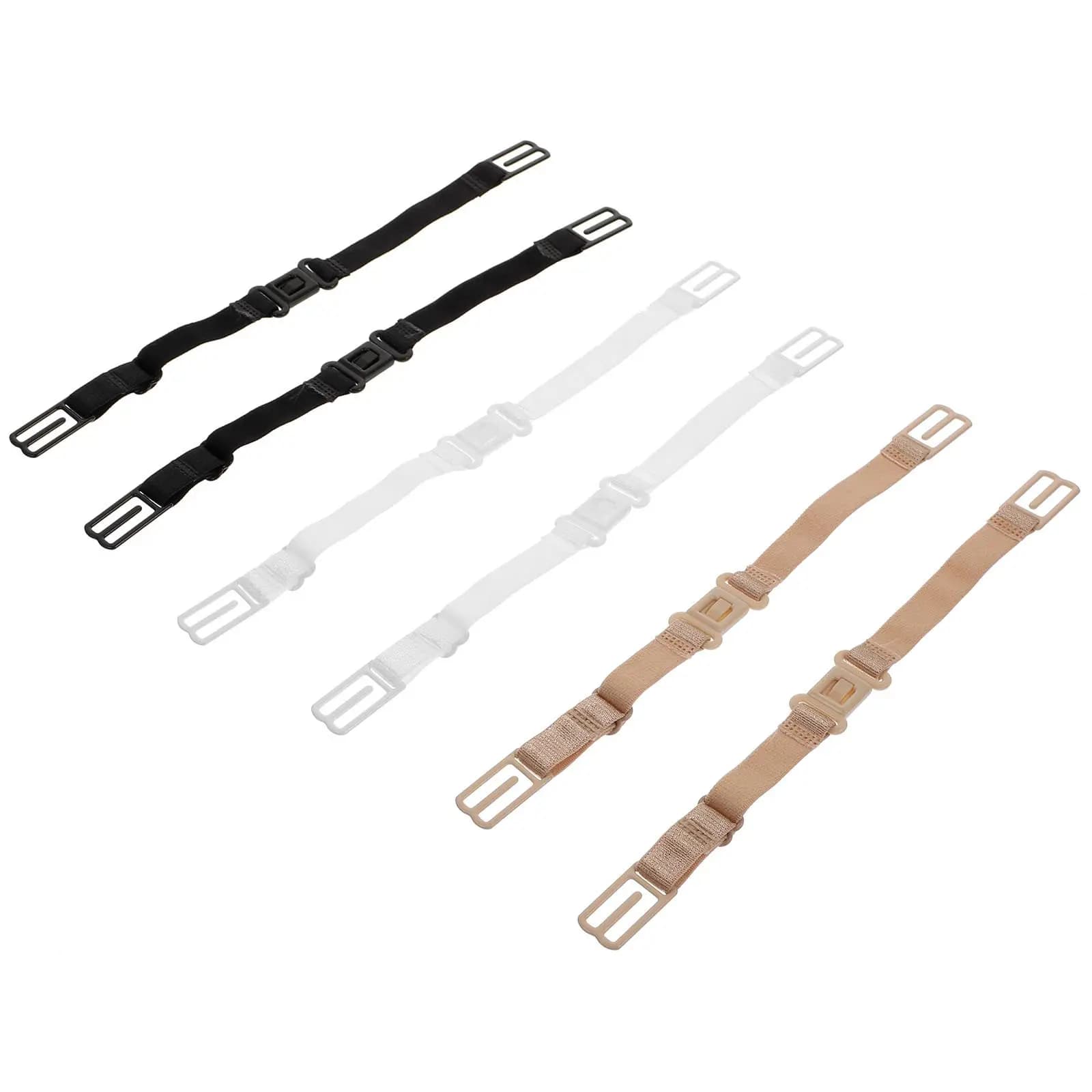 6Pcs Adjustable Shoulder Strap Non-Slip Bra Straps Multi- for Women Sports Running Climbing Anti-Skid Bra Belt