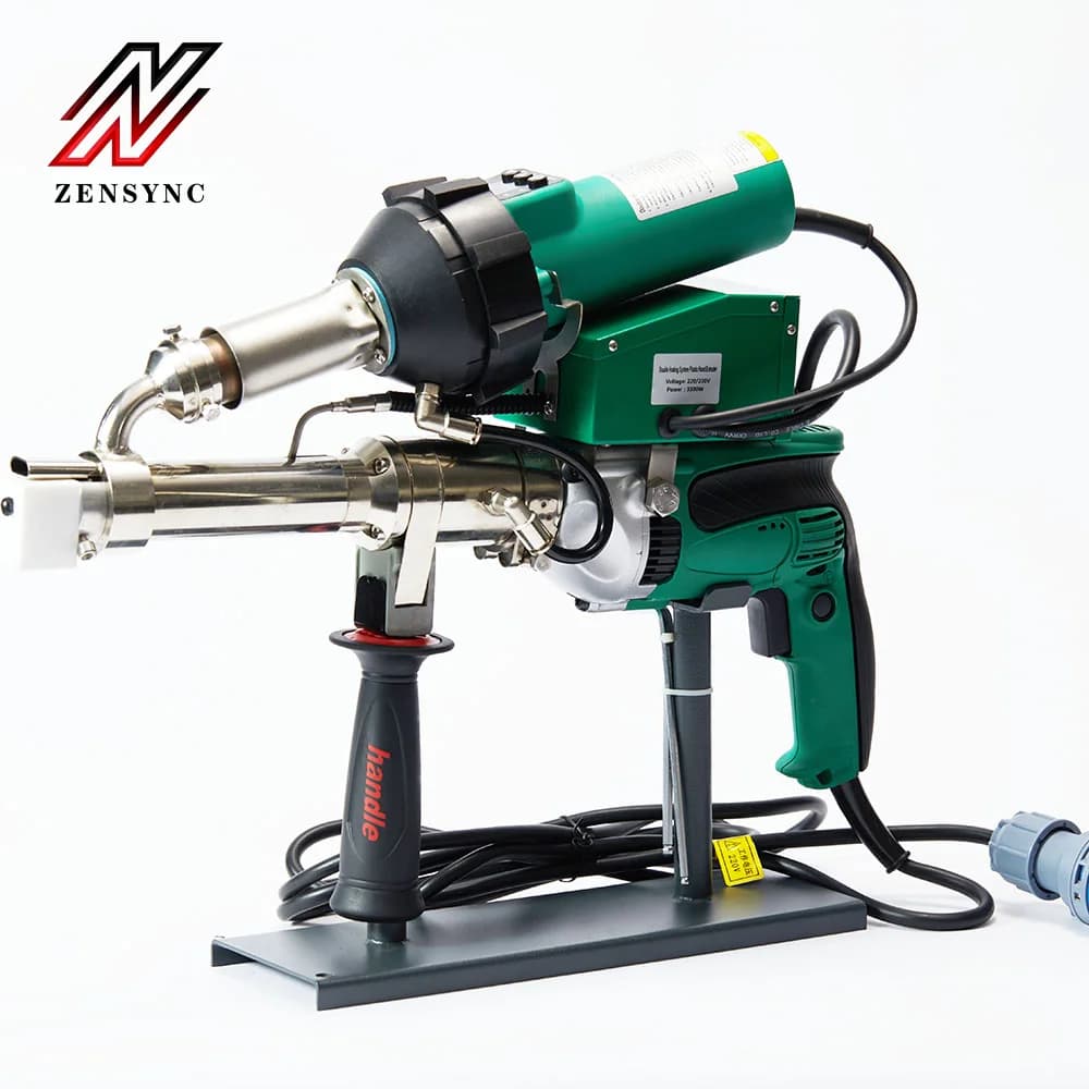 Pistola per Saldatura a Estrusione di Plastica con Doppio Sistema di Riscaldamento per Riparazione di Pannelli PP, Tubi HDPE, Serbatoi d'Acqua ZS-600D
