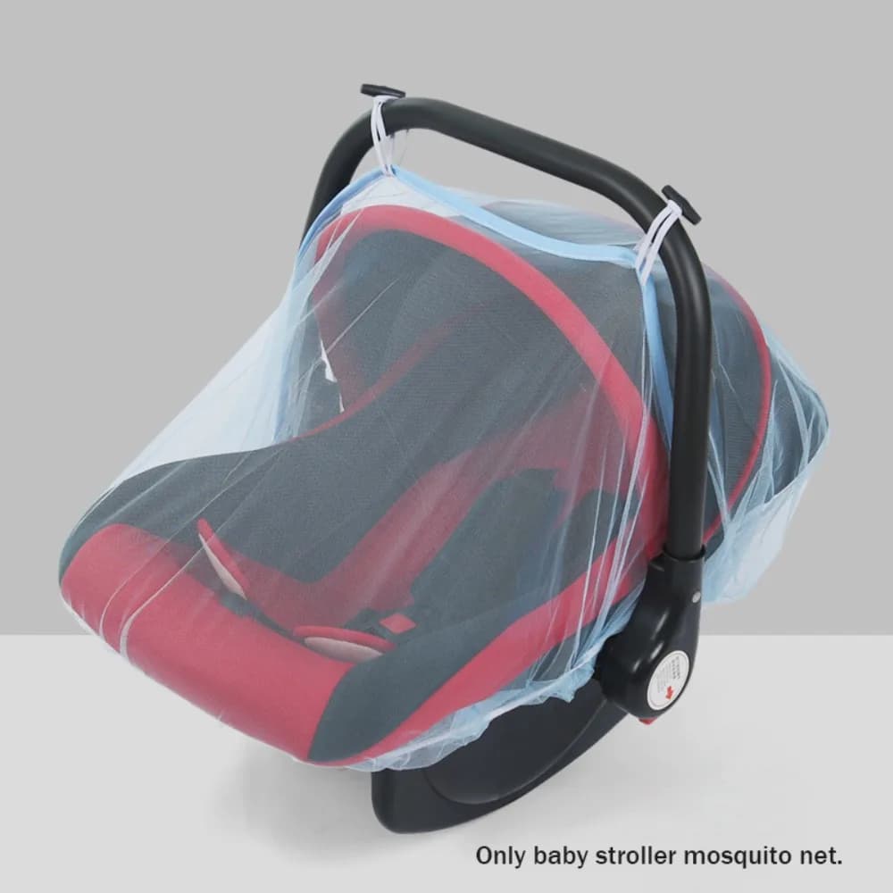 Zanzariera Traspirante in Rete per Passeggino, Completamente Coprente e Anti-Zanzare, Zanzariera Universale per Culla e Marsupio Neonato