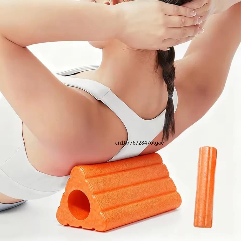 Triangle Hollow Yoga Blocks EPP Foam Roller High Density Pilates Fitness Yoga Column for Adult Exercise Children Dance Training