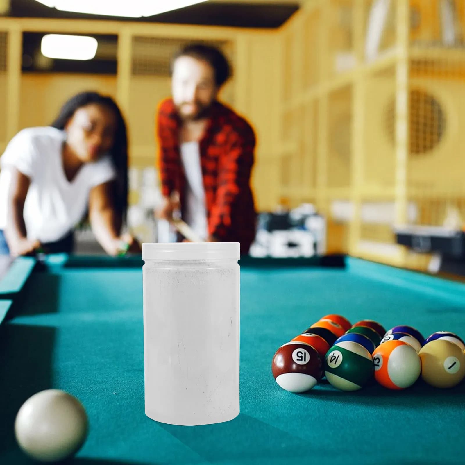1Set Billiard Talc Powder Premium Dry Hand Talcum for Pool Cues Improved Grip Stability Accurate Shots Talc Powder for Billiards
