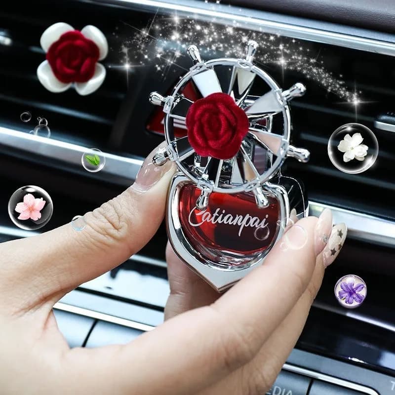 Fragrance for Modern Car Romantic Flower Fragrance Deodorant for Car Air Conditioning Decoration for Cars Supplies for Russian Car