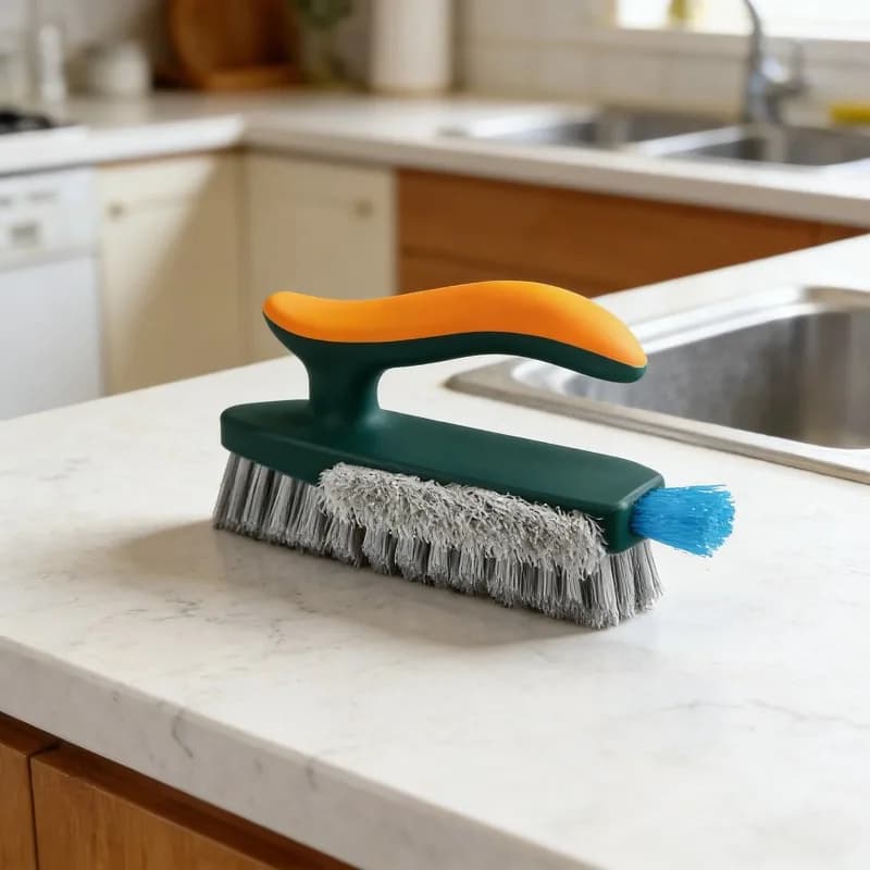 Wiring and tile brush, 4 in 1 multifunction cleaning tool for bathtub, useful home accessories