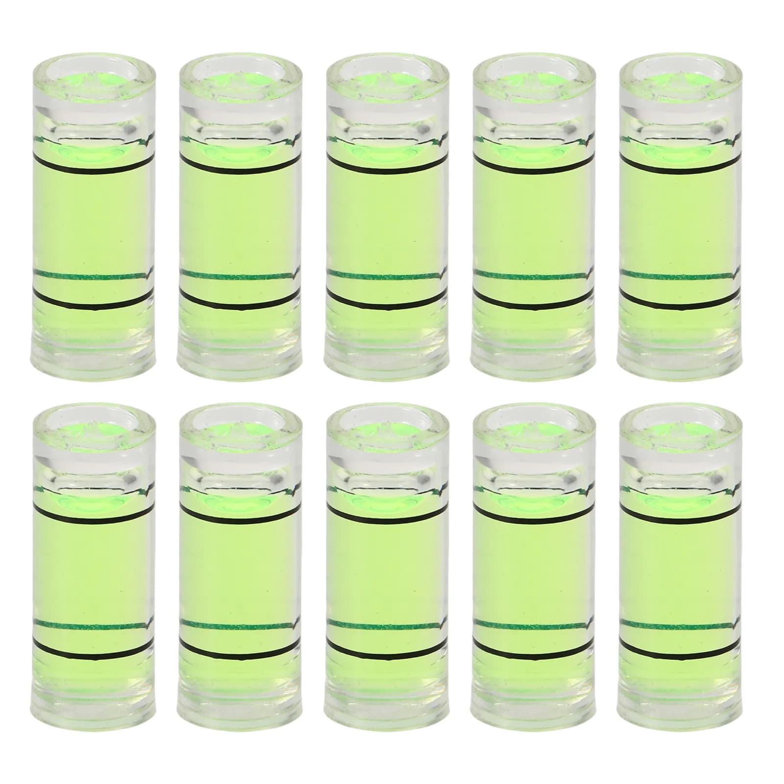 10Pcs Mini Spirit Level Compact Pocket Size Bubble Level for Woodworking Sculpture Modeling DIY Hanging Pictures Tripods