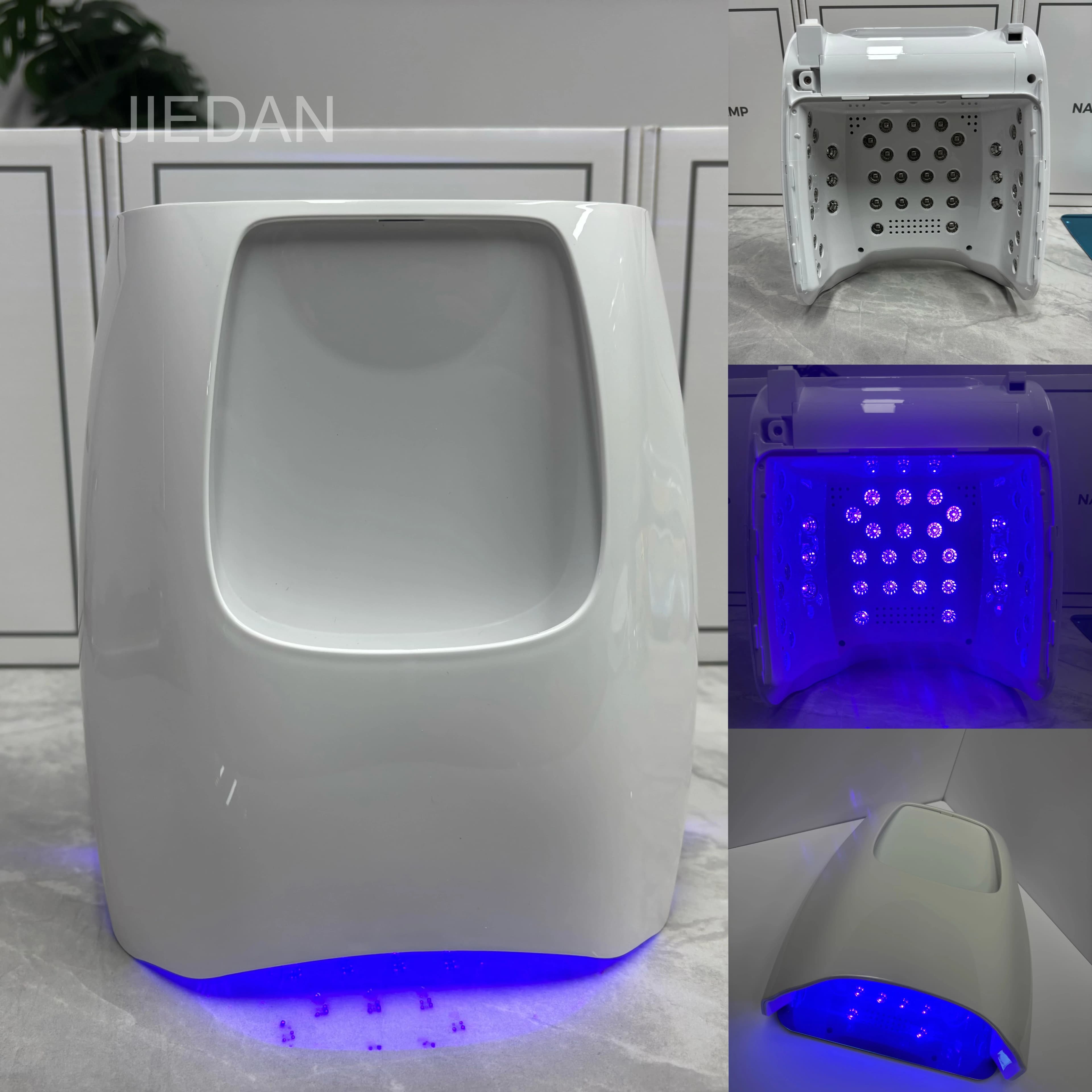 126W Rechargeable UV LED Nail Lamp Stronger Cordless Salon Dryer with Metal Battery Home Use Nail Polish Supplies