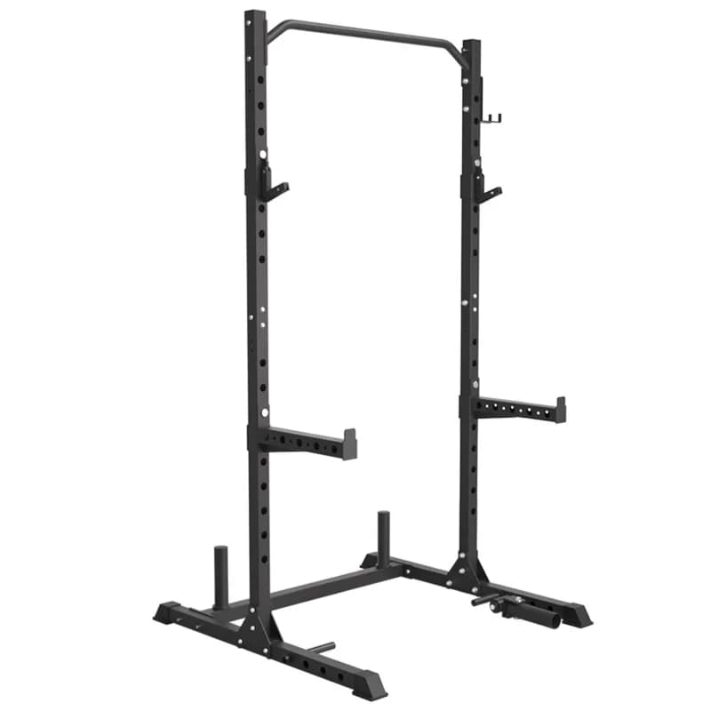 Power Rack Squat Rack Fitness Pull Up Bar Station Rack Support for weight lifting with hooks at J