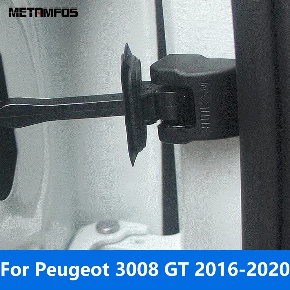 Per Peugeot 3008 GT 2016 2017 2018 2019 2020 Auto Porta Braccio di Controllo Della Copertura Trim Porta Fermaporta Limitatore Braccio Tappo di Protezione Accessori