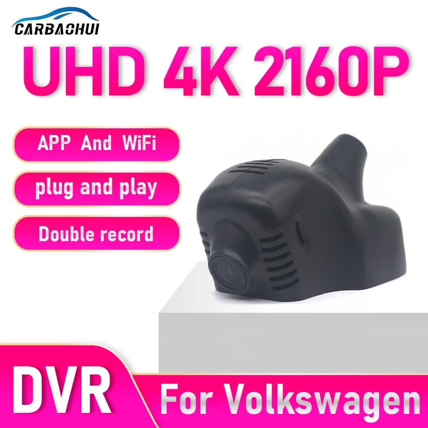 Dash Cam Plug and Play per Volkswagen Passat B7 CC Tiguan MK1 mk6 Jetta Golf 6 mk4 2010-2015, per Skoda Superb 2012-2014, DVR per auto