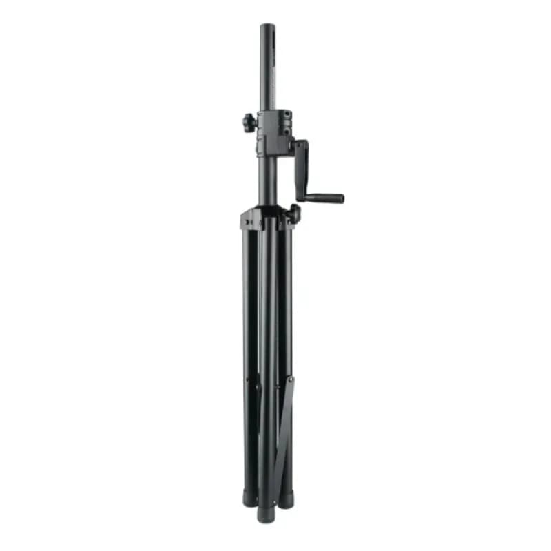 Hand crank loudspeaker stand entirely made of metal, 12" 15" PA loudspeaker tripod, adjustable support for heavy loads