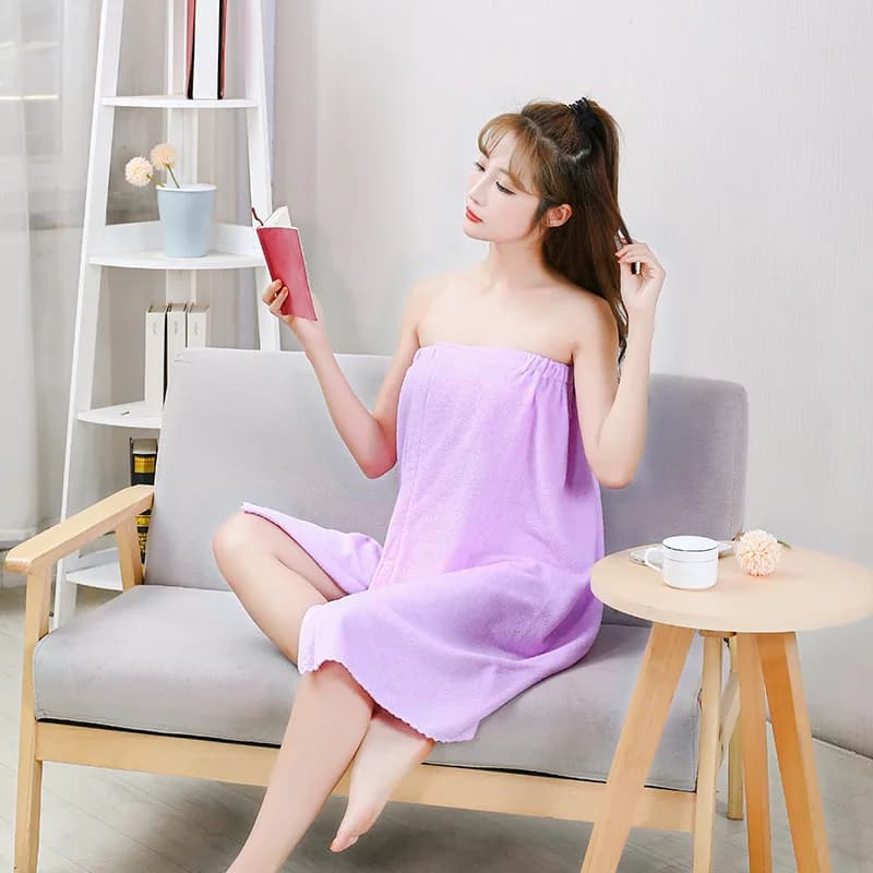 Asciugamano da Bagno a Rapida Asciugatura per Donne 135x80cm, Indossabile per Spiaggia, Spa, Doccia, Palestra, per Bagno e Lavaggio Vestiti - Ragazze
