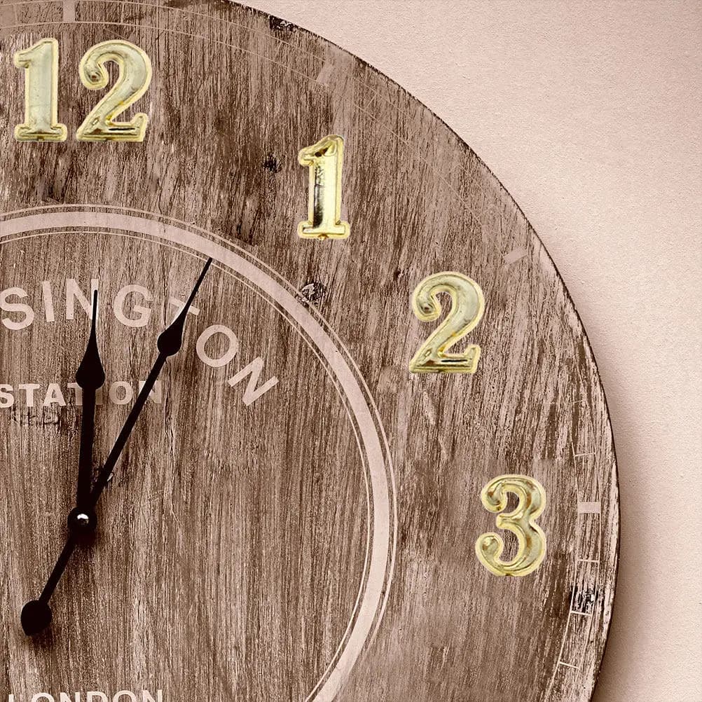 Kit di 3 Set di Numeri per Orologio, Numeri Arabi per Sostituzione Orologio da Parete, Decorazione Fai-da-Te, Design Elegante e Semplice, Resistente allo Sbiadimento