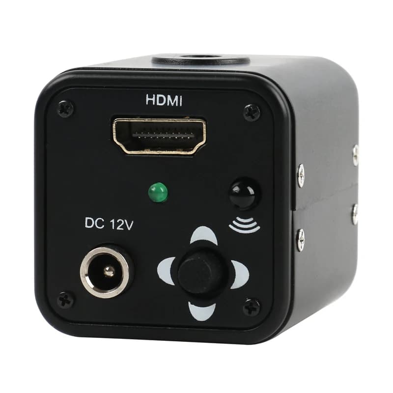 Telecamera Microscopio Elettronico LAB 1080P HDMI con Attacco C per Ispezione Industriale, Saldatura, Ingranditore Digitale e Live Streaming