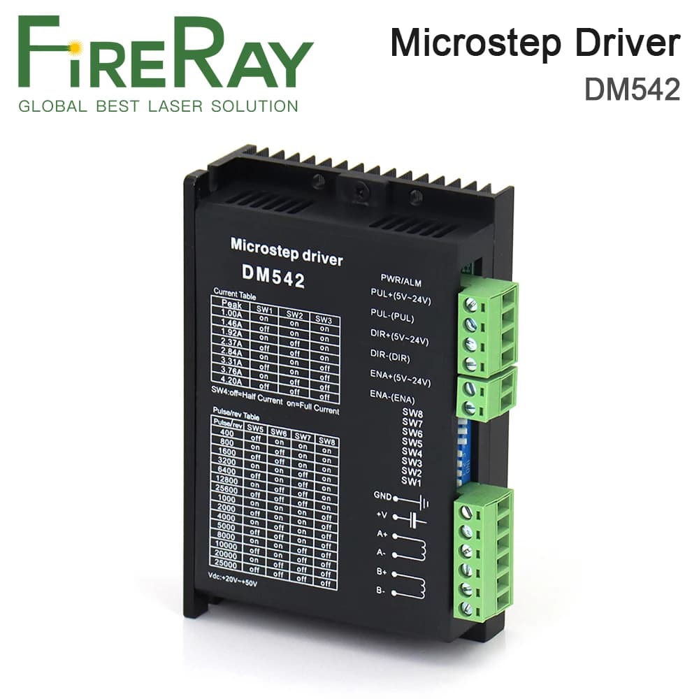 FireRay 2Phase Stepper Driver DM542 for Co2 Laser Cutting and Engraving Machine