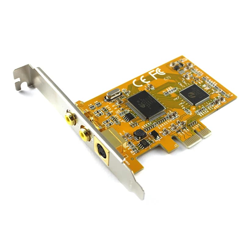 Scheda di acquisizione video 2 porte AV SVHS PCIe X1 878A PCI-E 878 per ecografia, connettore terminale per immagini mediche, SDK2000 1394