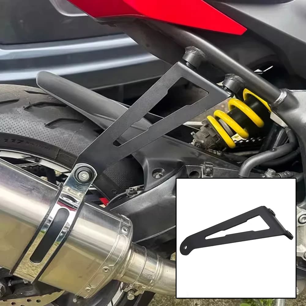 Pedane posteriori Poggiapiedi Piastra di chiusura per Aprilia RSV4 RS660 RS Tuono 660 2020-2024 2022 2023 Staffa di scarico moto